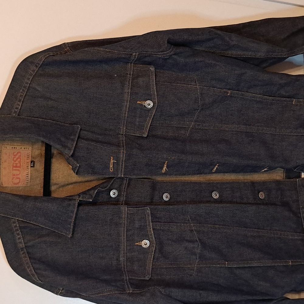 Vintage Guess Outfit jacket heavy duty demin vintage sx xl